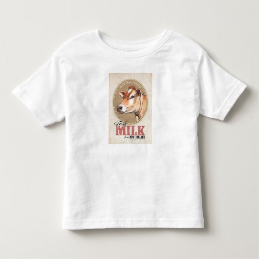 "New England Fresh Milk" トドラーTシャツ (正面)