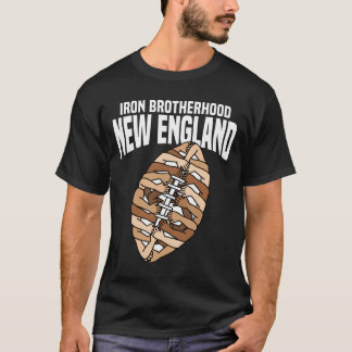 NEW ENGLAND IRON BROTHERHOOD - NEW ENGLAND FOOTBAL Tシャツ