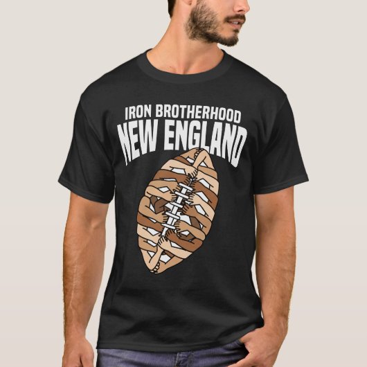 NEW ENGLAND IRON BROTHERHOOD - NEW ENGLAND FOOTBAL Tシャツ (正面)