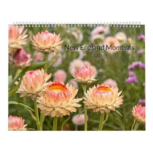 New England Moments 2026 Calendar カレンダー (カバー)