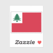 New England Pine Tree Flag シール (シート)