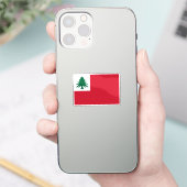 New England Pine Tree Flag シール (スマートフォン)