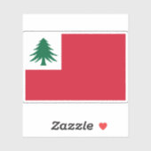 New England Pine Tree Flag シール (シート)