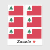 New England Pine Tree Flag Sticker Pack シール (シート)