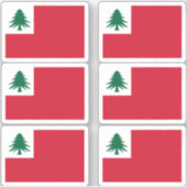 New England Pine Tree Flag Sticker Pack シール (正面)