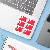 New England Pine Tree Flag Sticker Pack シール (ノートパソコンとiPhone)