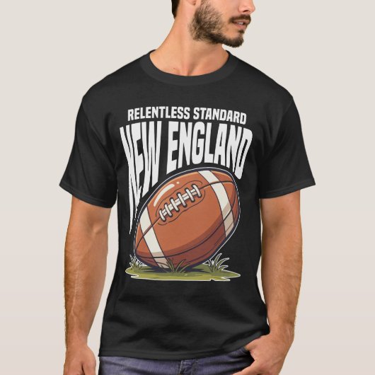 NEW ENGLAND RELENTLESS STANDARD - NEW ENGLAND FOOT Tシャツ (正面)