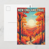 New England Trail Travel ポストカード (正面/裏面)