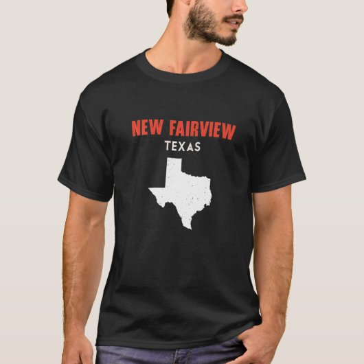 New Fairview Texas USA State America Travel Texas  Tシャツ (正面)