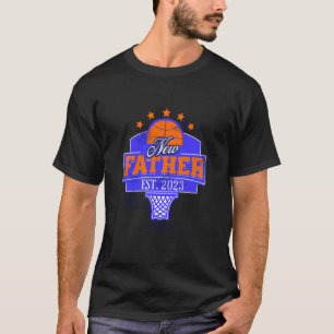 New Father Est 2023バスケットボール未来パパバスケットボール Tシャツ