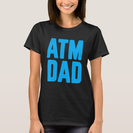 New First Time Daddy to Be ATMパパ2 Tシャツ (正面)
