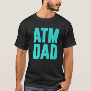 New First Time Daddy to Be ATMパパ3 Tシャツ