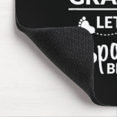 New First Time Grandpa Let The Siling Begin Gift  マウスパッド (コーナー)