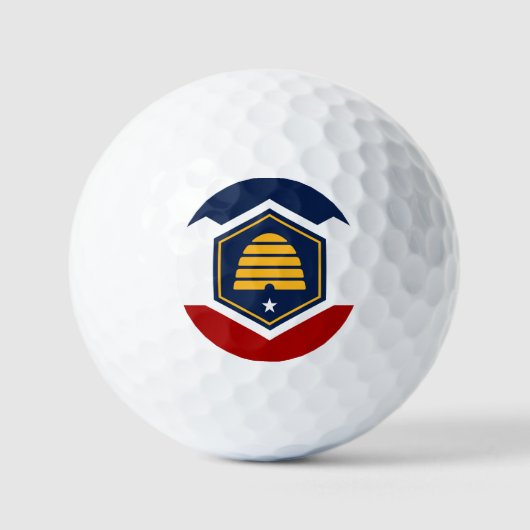 New flag of Utah State ゴルフボール (正面)