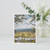 New Forest National Park Travel ポストカード (スタンド正面)