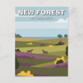 New Forest National Park Travel ポストカード (正面)