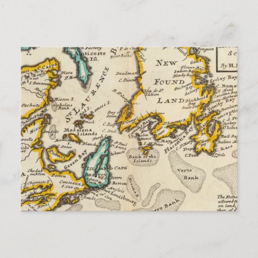 New Found Land, St Laurence Bay, Acadia ポストカード (正面)