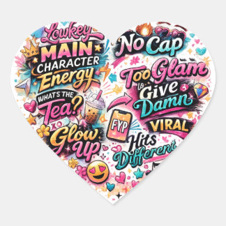 New generation of stickers. ハートシール