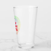 NEW!Glass Cupマイクレジットスコア – サイズ16oz タンブラーグラス (左)