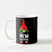 New Gnome Matching Family Group Christmas Party Pa コーヒーマグカップ (左)