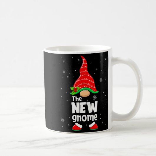 New Gnome Matching Family Group Christmas Party Pa コーヒーマグカップ (右)