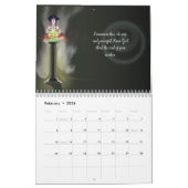New Gothic Pagan Calendar カレンダー (2月 2026)