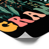 New Gramma Wildflower First Birthday &amp; Baby Sh ポスター (角)