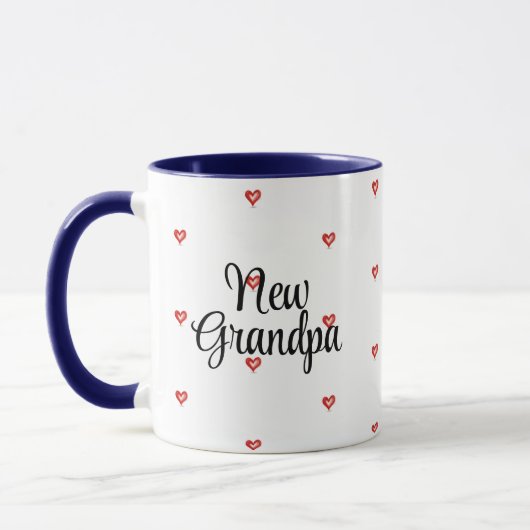 New Grandfather Gift, We Love You Grandad, Grandpa マグカップ (左)
