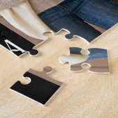 New Grandma Est. Year Custom Name 3 Photo ジグソーパズル (側面)