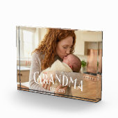 New Grandma Established Custom Name Year Photo フォトブロック (右)