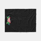 New Grandma Rules Don't Apply To Mimi Mothers Day フリースブランケット (正面(横))