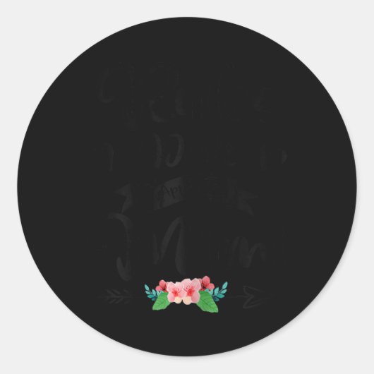 New Grandma Rules Don't Apply To Mimi Mothers Day ラウンドシール (正面)