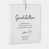 New Grandparents Grandma Grandad Keepsake Ornament セラミックオーナメント (右)