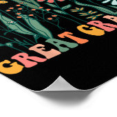 New Great Grandma Wildflower First Birthday &amp;  ポスター (角)