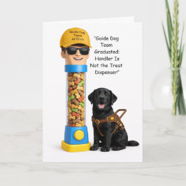 New Guide Dog Team Graduation Card – Working Dog,  カード