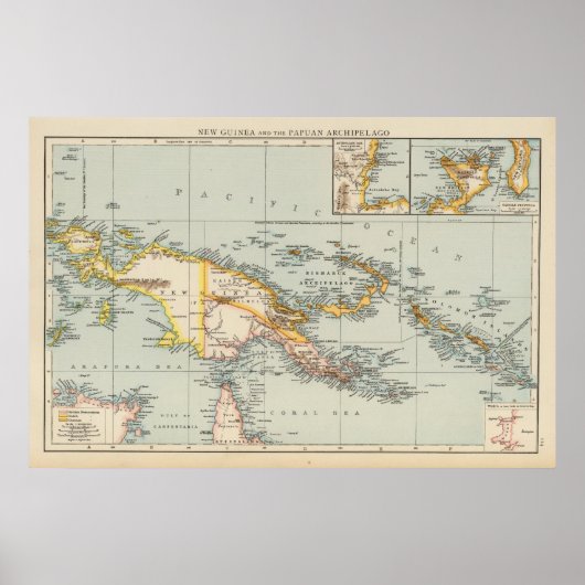 New Guinea, Papuan Archipelago ポスター (正面)