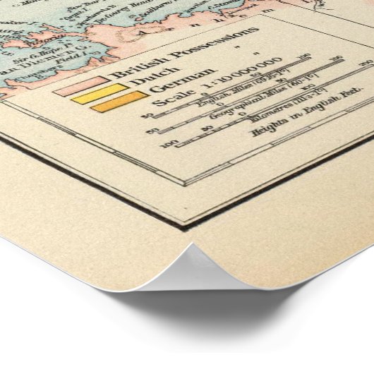 New Guinea, Papuan Archipelago ポスター (角)