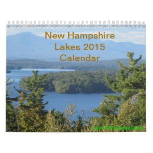 new-hampshire湖2015のカレンダー カレンダー