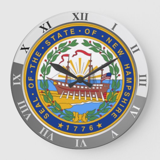 New Hampshire ラージ壁時計 (正面)