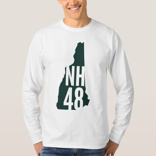 New Hampshire 4000フッタリスト長袖Tシャツ Tシャツ (正面)