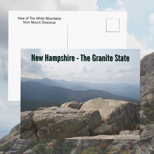 New Hampshire Granite State White Mountains ポストカード