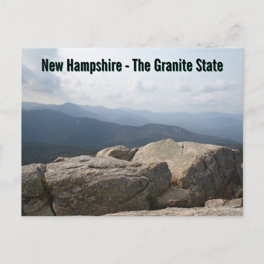 New Hampshire Granite State White Mountains ポストカード (正面)