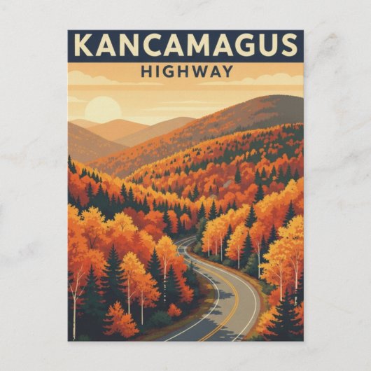 New Hampshire Kancamagus Highway Travel ポストカード (正面)