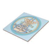 New Hampshire Nurse Caduceus Tile タイル (側面)