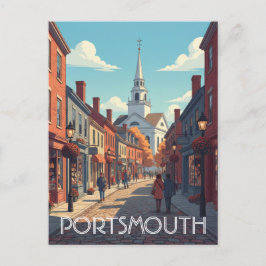 New Hampshire Portsmouth Travel ポストカード