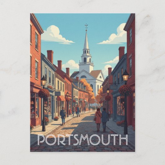New Hampshire Portsmouth Travel ポストカード (正面)
