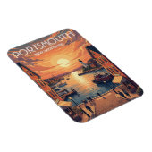 New Hampshire Portsmouth Travel マグネット (右側)