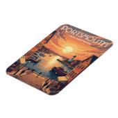 New Hampshire Portsmouth Travel マグネット (左側)