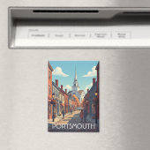 New Hampshire Portsmouth Travel マグネット (インサイチュ (食洗機))