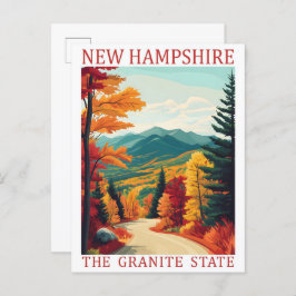 New Hampshire the Granite State USA Travel Place ポストカード
